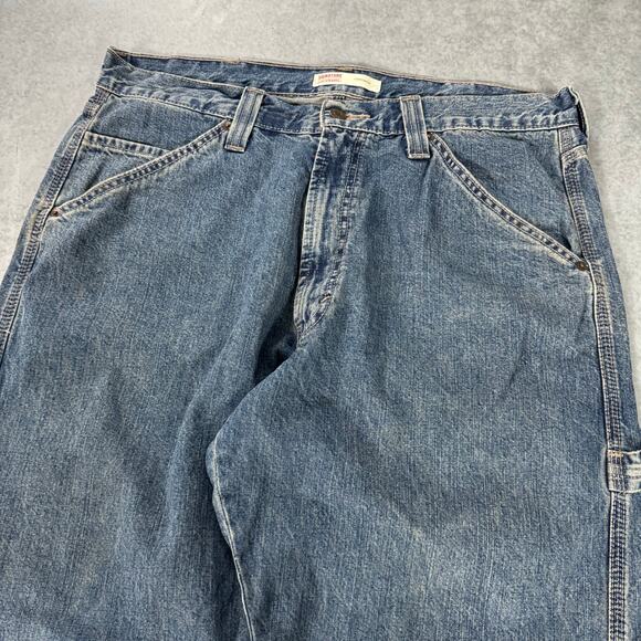 Signature Levi Strauss Carpenter Jeans - Size: W36 L30 - Picture 2 of 9